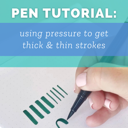 How To Control Your Brush Strokes Hand Lettered Design