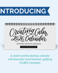 Creating Calm 2026 Calendar