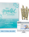 Daily Mindful Lettering Kit: Peace & Calm