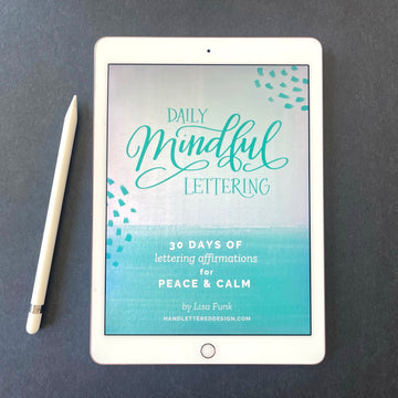 *Limited Release* Daily Mindful Lettering Peace & Calm iPad Edition