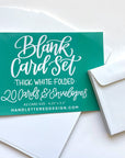 Card Making Kit - Blank Cards & Pens
