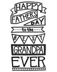 INSTANT DIGITAL DOWNLOAD-Grandpa Gift Happy Father's Day to the Best Grandpa Ever 24"x36" (or smaller) Printable Poster Father's Day decor