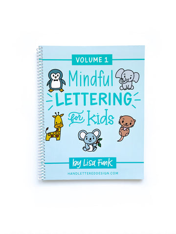 Mindful Lettering For Kids Book