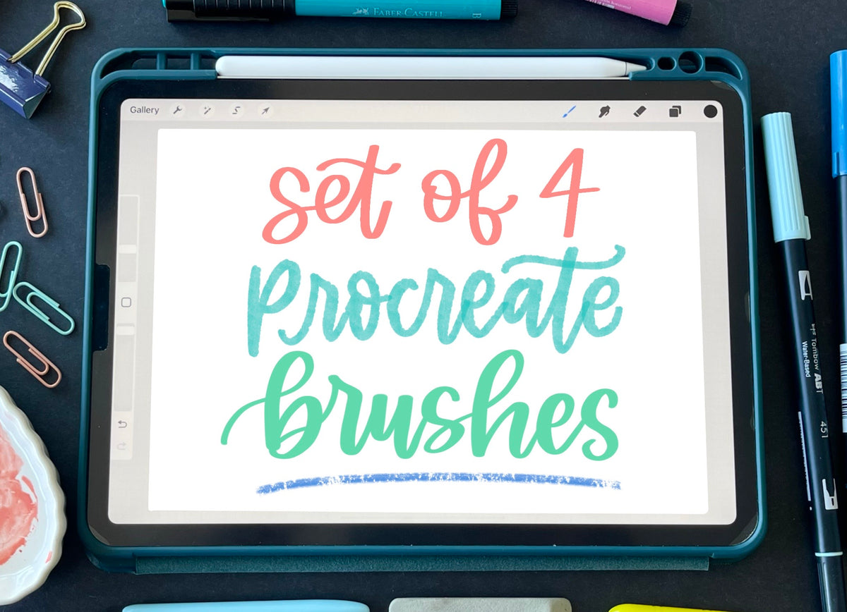 HLD Procreate Brush Set #1 – Hand Lettered Design