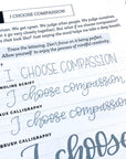 Daily Mindful Lettering Kit: Live With Love