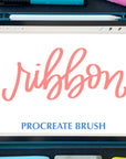 HLD Ribbon Procreate Brush