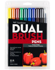 Primary Colors 10-Pack - Dual Brush Pens