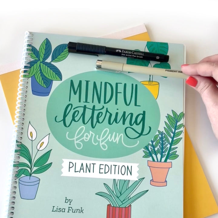 Meet my new book: Mindful Lettering for Fun: Plant Edition!