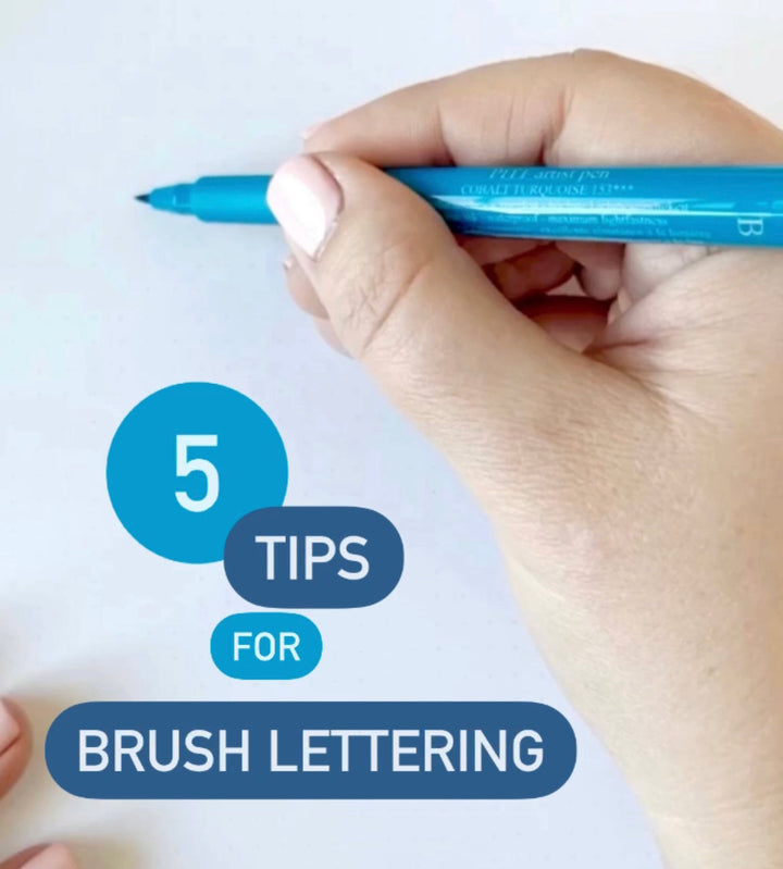 5 Beginner Tips for Brush Lettering