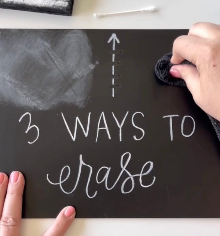3 Ways to Erase Chalk