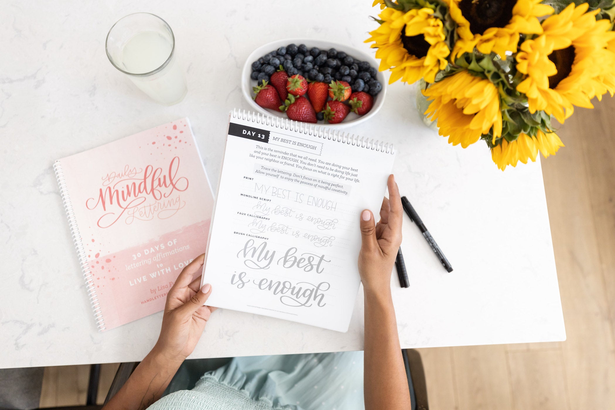 Daily Mindful Lettering – Hand Lettered Design