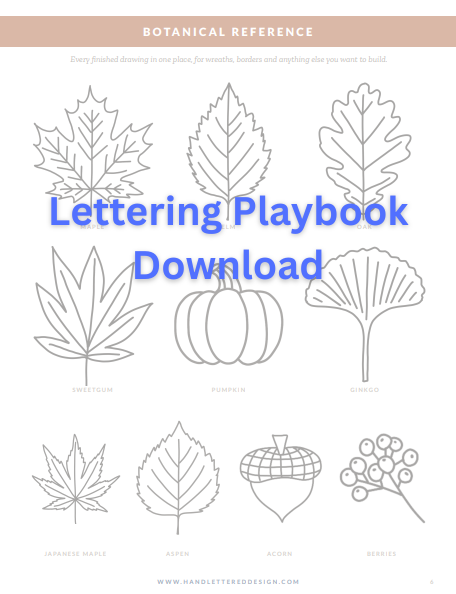 Fall Lettering & Botanicals