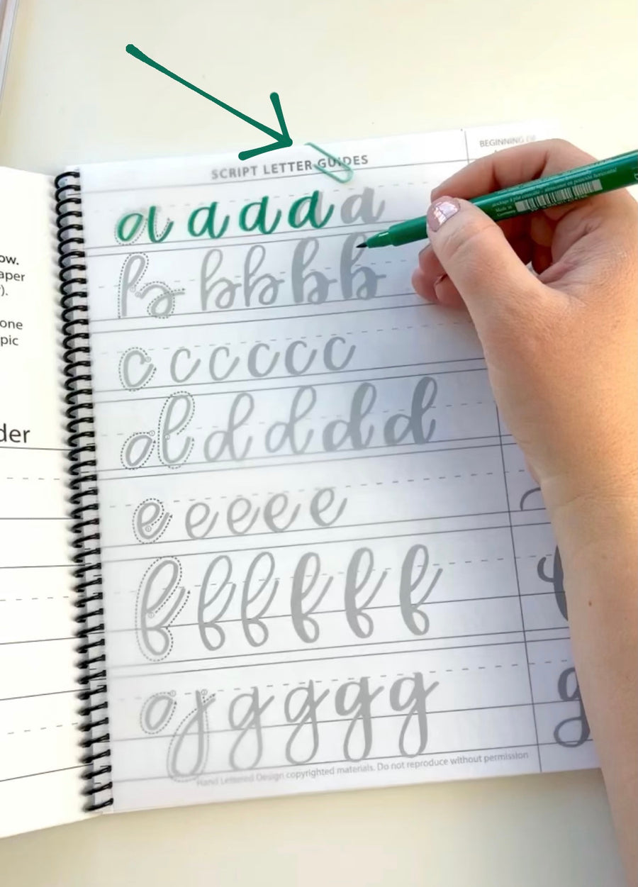 Lettering Tracing Paper Pad – Hand Lettered Design
