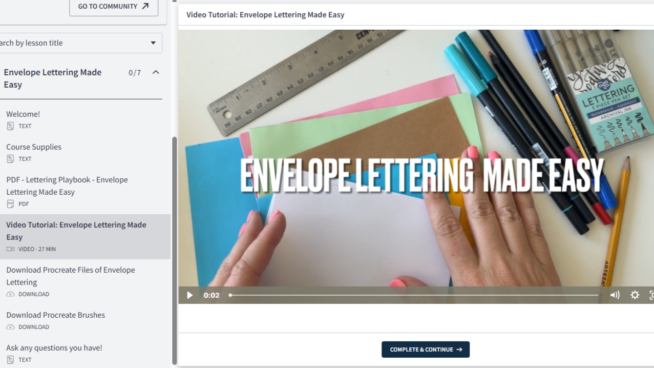 Envelope Lettering Made Easy