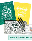 Guide to Mindful Lettering Bundle