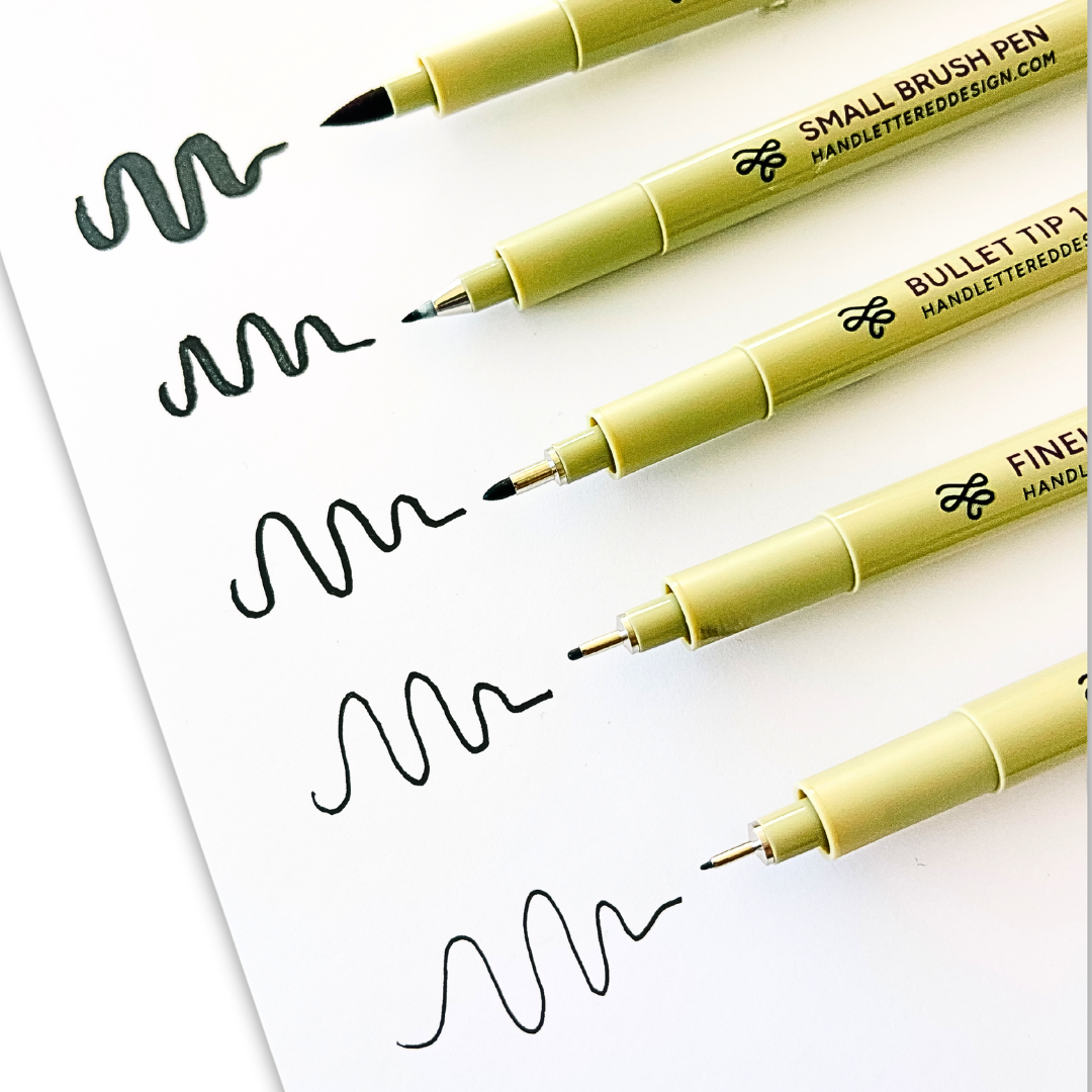 Daily Mindful Lettering Kit: Live With Love