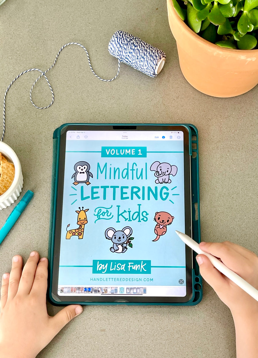 Mindful Lettering for Kids *Digital Bundle*
