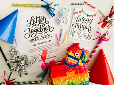 Birthday lettering mini-course