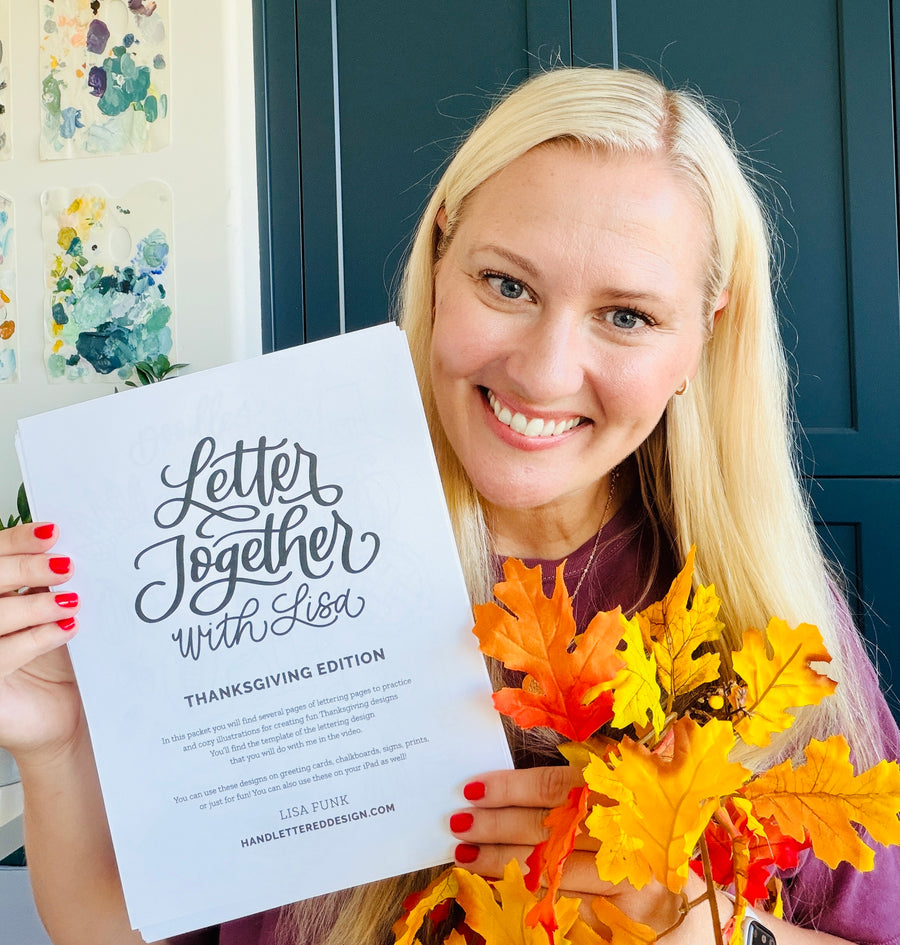 Letter Together: Gratitude & Thanksgiving