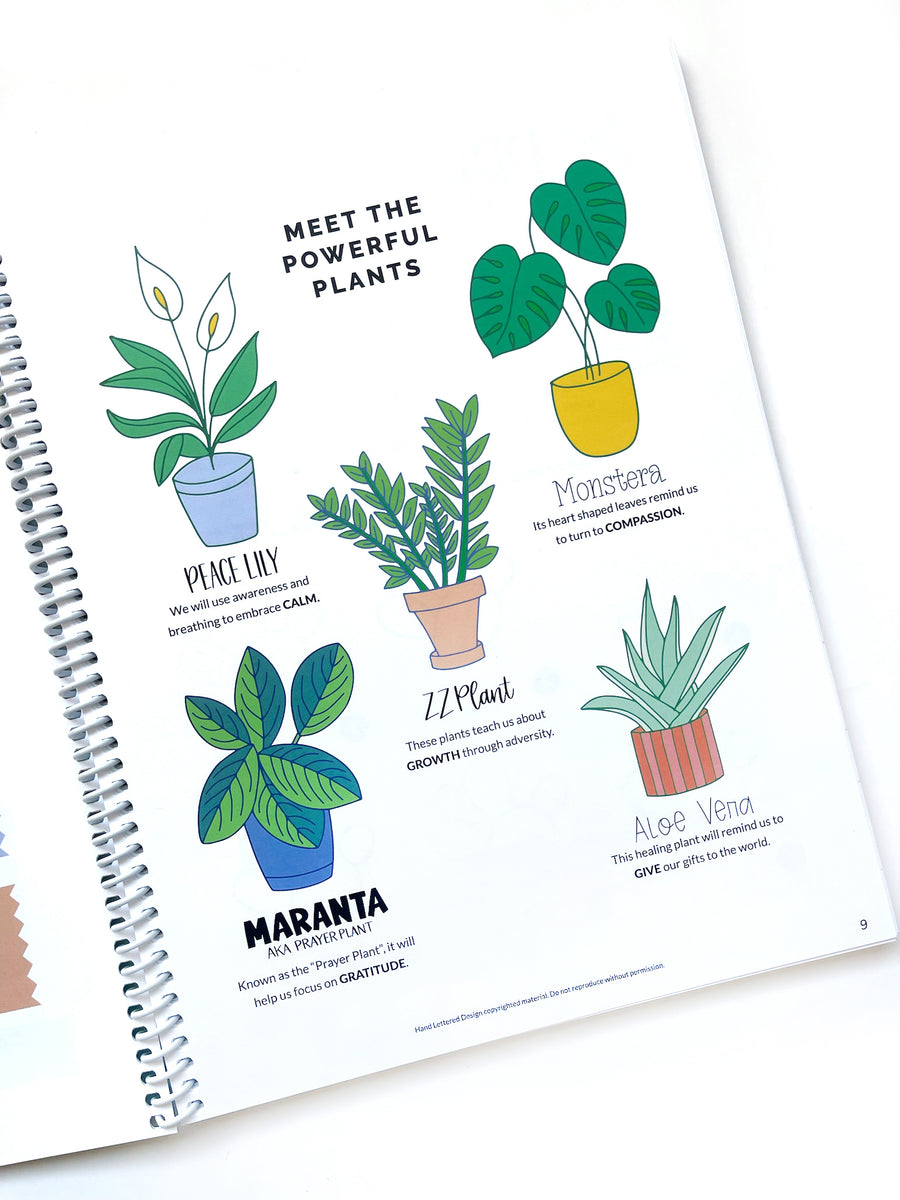 Mindful Lettering for Fun: Plant Edition