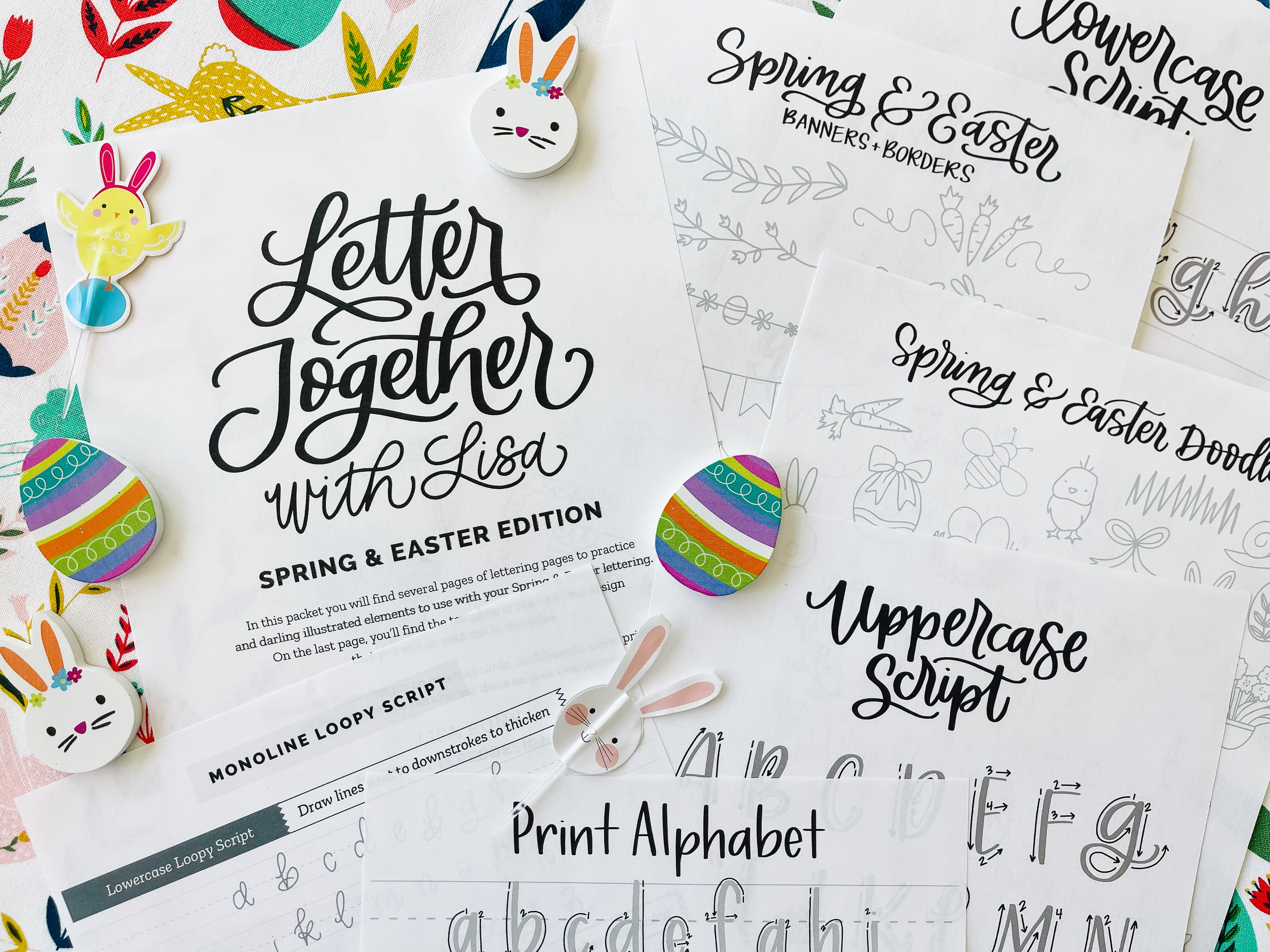 Hnd Lettered Design Letter Together: Spring & Easter Edition – Hand Lettered Design