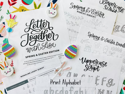 Spring & Easter lettering mini-course