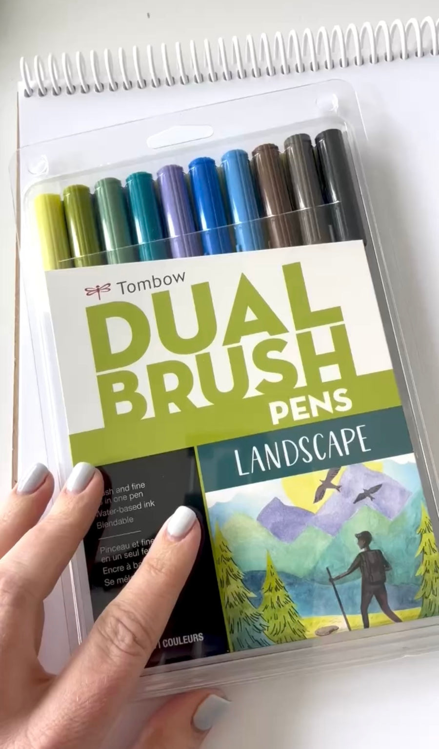 Landscape 10-Pack - Dual Brush Pens