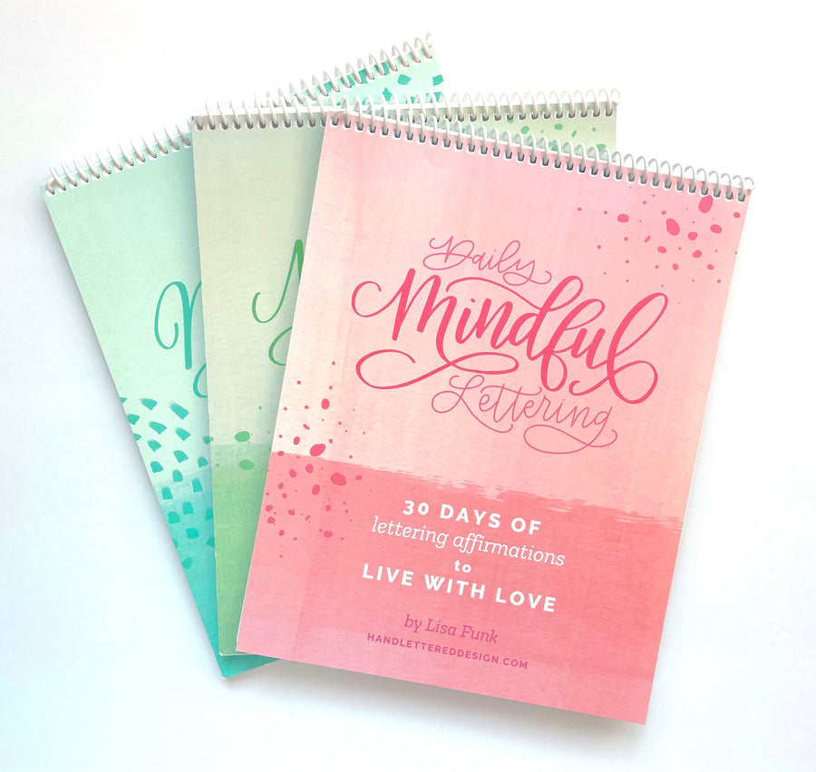 Daily Mindful Lettering - 3 Book Bundle