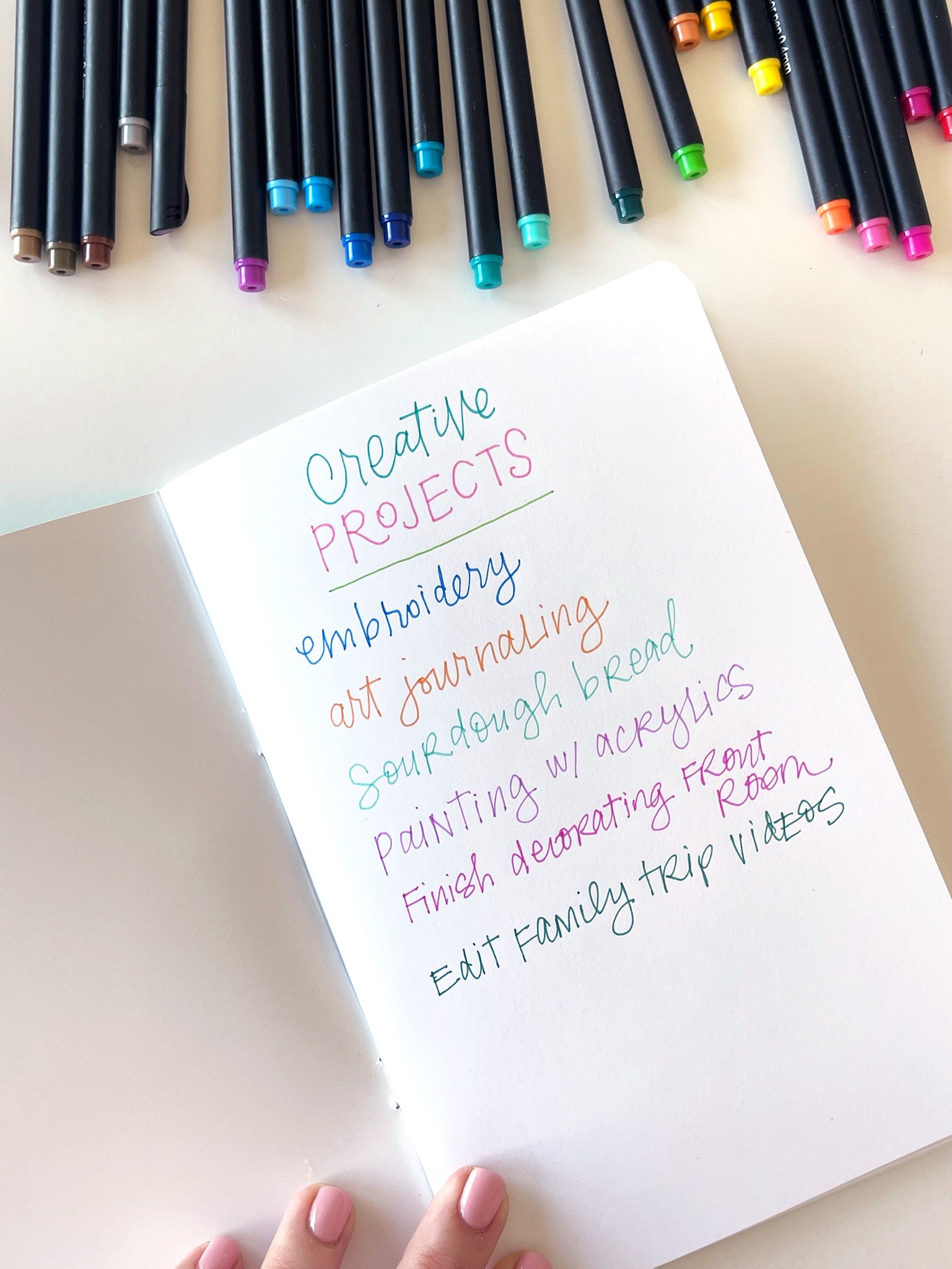 Colored Fineliner Pen Set