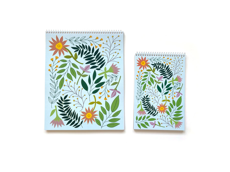 Top Spiral Notebook - Floral