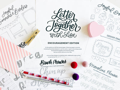 Encouragement lettering mini-course