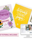 Mindful Lettering for Fun Kit: Flower Edition