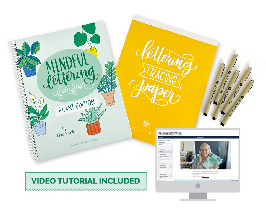 Mindful Lettering for Fun Kit: Plant Edition