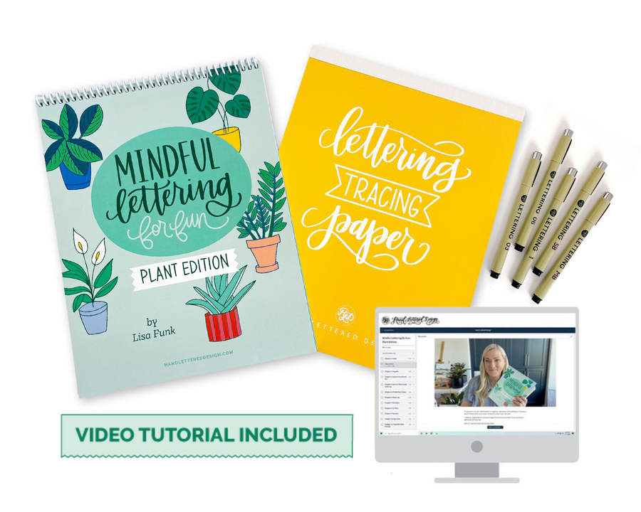 Mindful Lettering for Fun Kit: Plant Edition