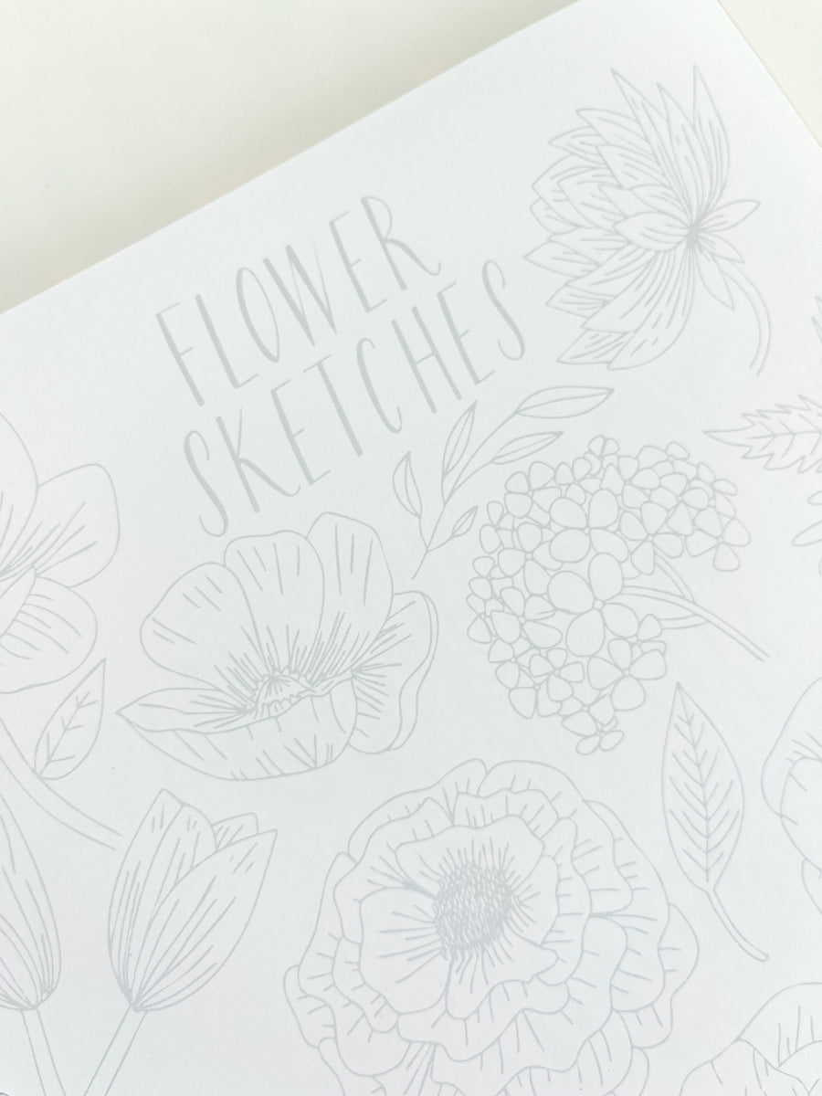 Mindful Lettering for Fun Kit: Flower Edition