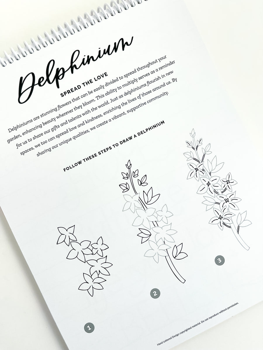 Mindful Lettering for Fun Kit: Flower Edition