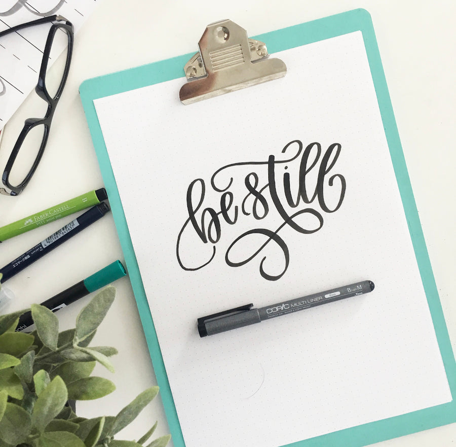 Lettering Final Design Cardstock – Hand Lettered Design