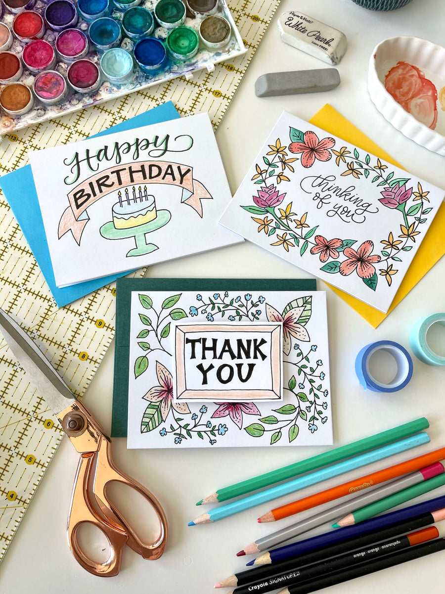 Ultimate Hand Lettered Greeting Card Course – Hand Lettered Design