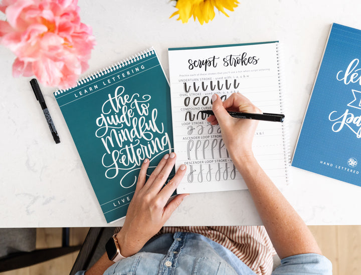 Guide To Mindful Lettering Bundle Hand Lettered Design