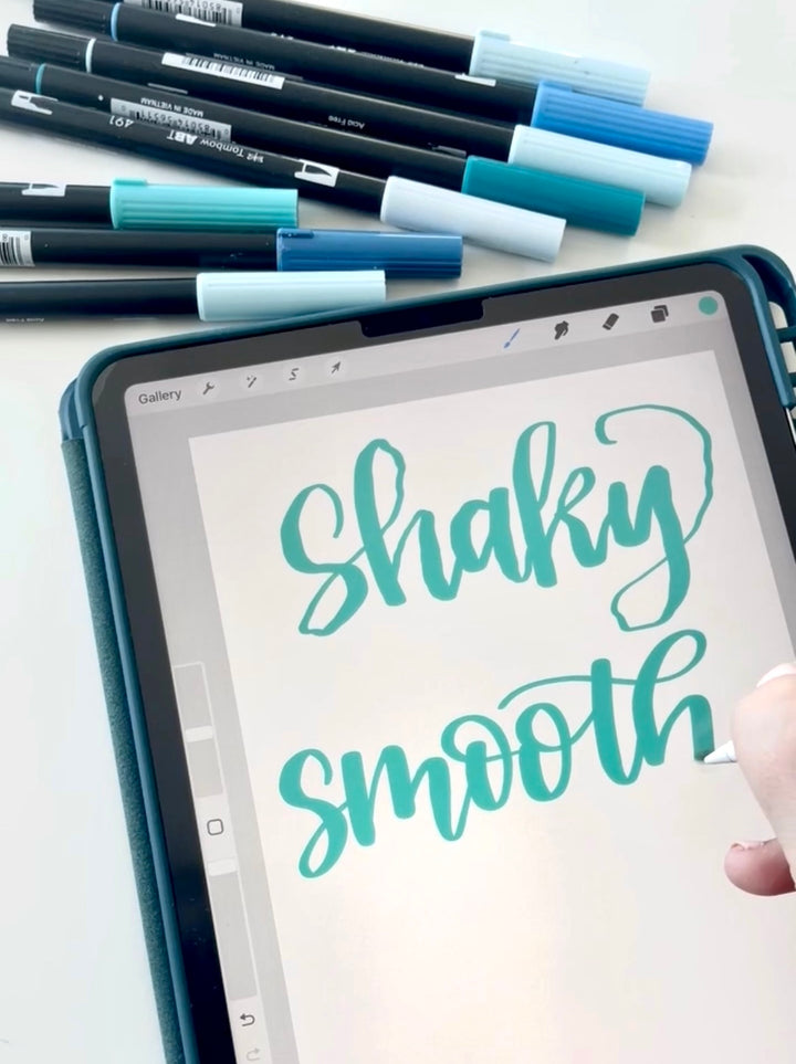 The Basics of iPad Lettering with Procreate – Hand Lettered Design