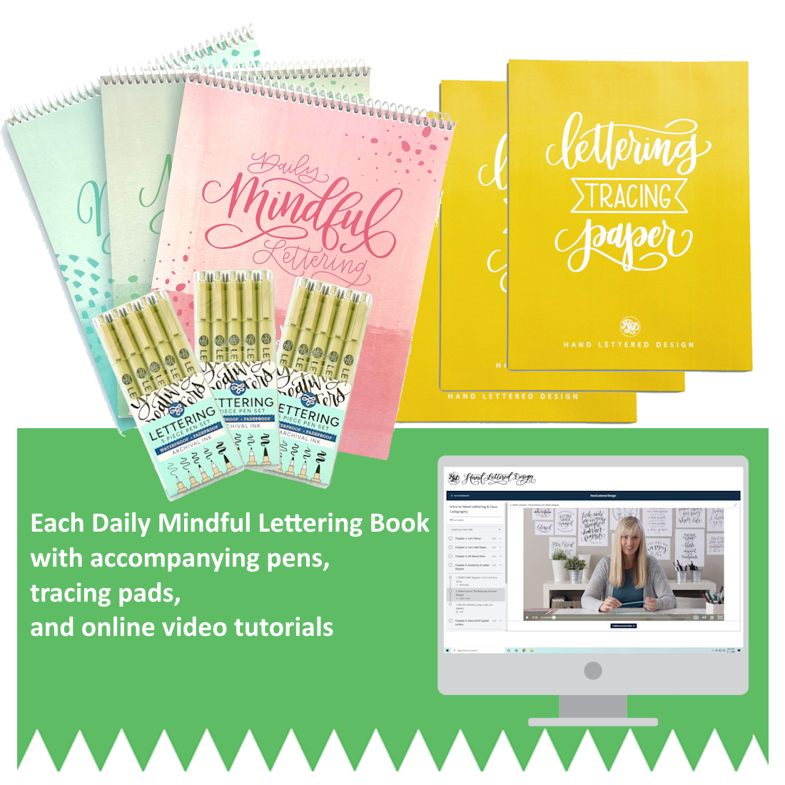 Daily Mindful Lettering - 3 Book Bundle