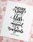Mature Love has a Bliss - Digital Download