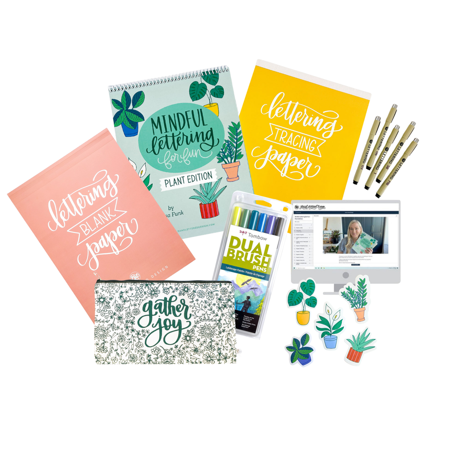 Mindful Lettering for Fun Kit: Plant Edition - Black Friday Bundle
