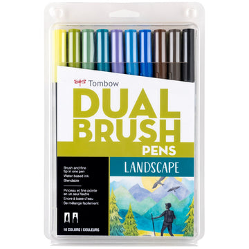 Landscape 10-Pack - Dual Brush Pens
