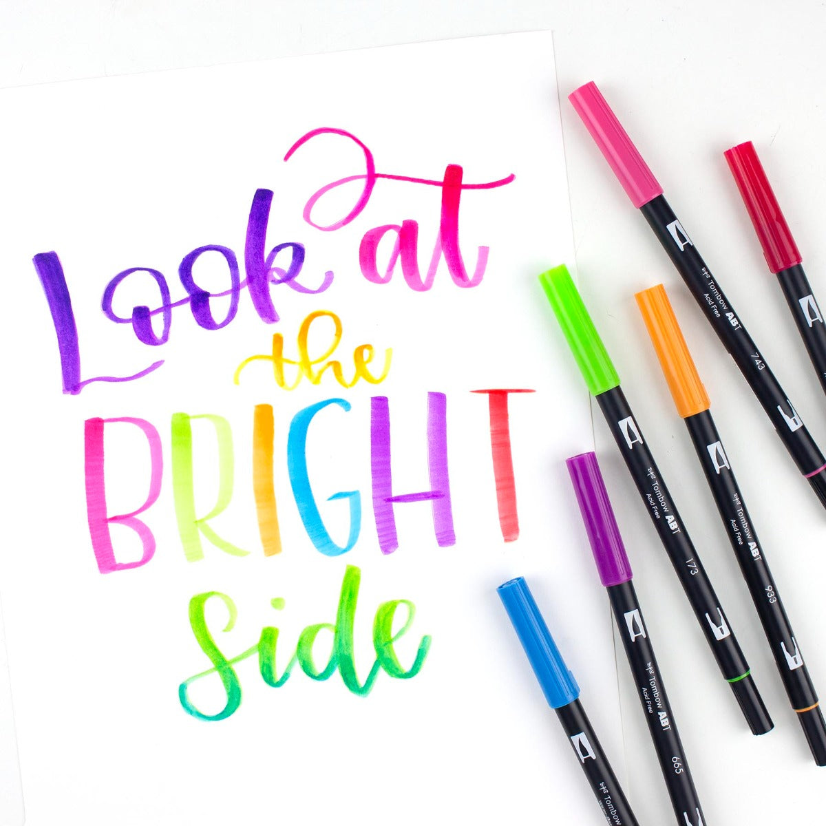 Bright 6-pack - Dual Brush Pens