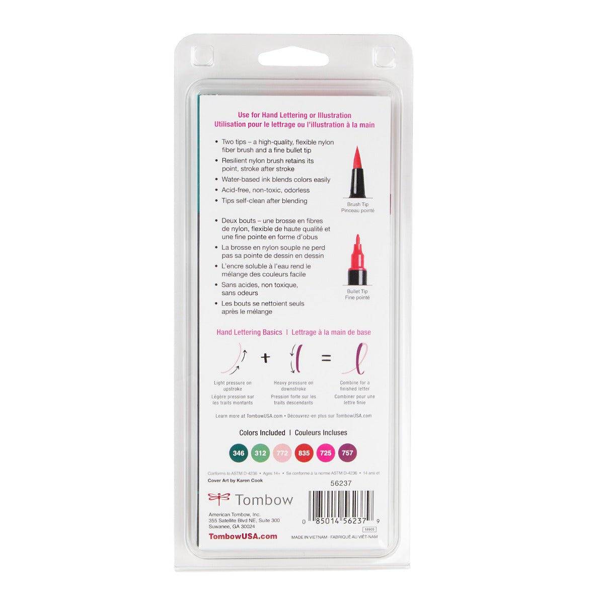 Very Berry 6-Pack - Dual Brush Pens