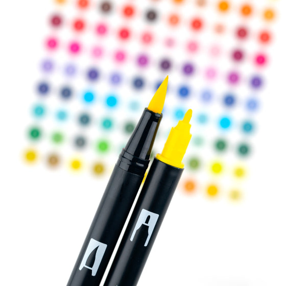 Lemon Squeezy 6-Pack - Dual Brush Pens
