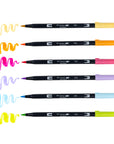 Yay Sorbet 6-Pack - Dual Brush Pens