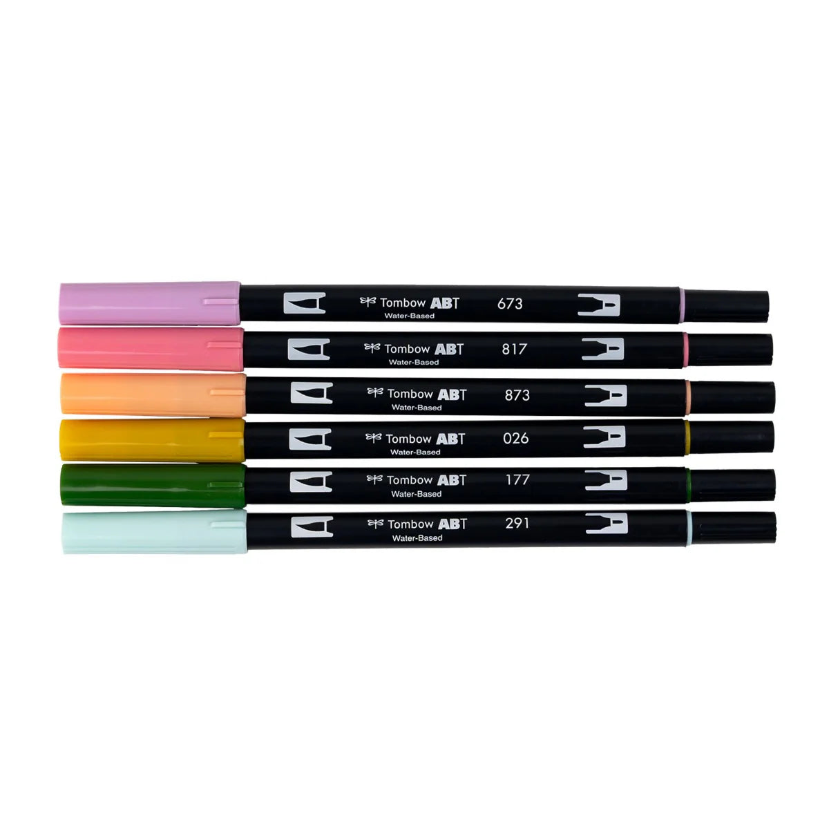 Teatime 6-pack - Dual Brush Pens