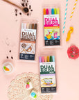 Teatime 6-pack - Dual Brush Pens